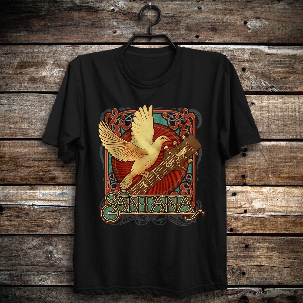 CARLOS SANTANA Unisex Black Tshirt